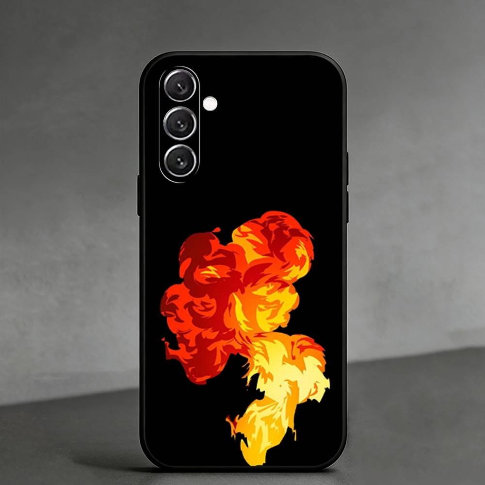 S-Взрыв стиля Чехол для телефона для Samsung Galaxy A91,80,73,72 ,71,53,52,32 ,31,22,21s,20,Мягкий черный чехол