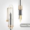 Jinhao 9016 Dadao Fountain Pen Acrylic Transparent Spin Pen EF/F/M Nib Writing Pens PK 9019 Stationery Office School Supplies
