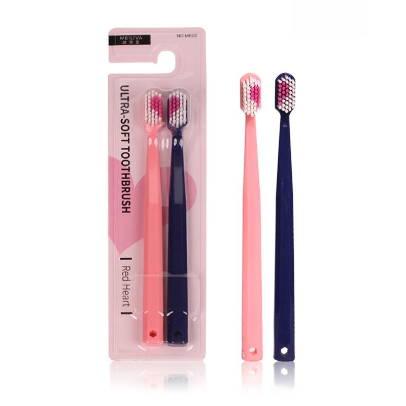 Зубная щетка Cross-Border Love с мягкой щетиной для пар — удобная для путешествий и свадеб, необходимая для взрослых
