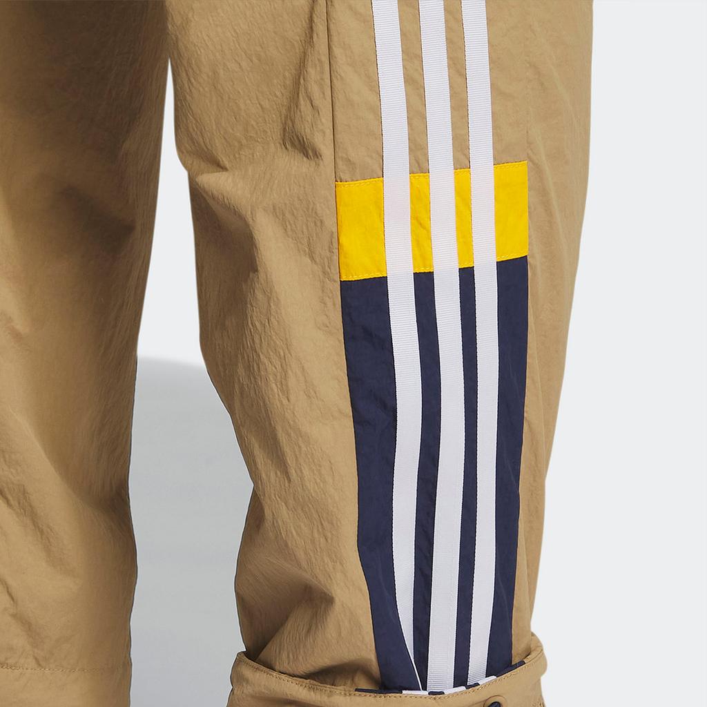 Adidas Оригинальные спортивные штаны с тремя полосками и цветными блоками в виде трилистника, мужские брюки цвета хаки IN0999