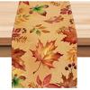Bonhause Fall Maple Leaves Table Runner 13x72 Inch Autumn Leaf Thanksgiving Kitchen Dining Table Decoration for Indoor Outdoor Home Party Decor