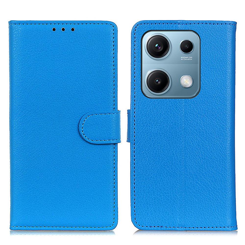 For Xiaomi Redmi Note 14S 4G Wallet Case PU Leather Phone Cover Litchi Texture