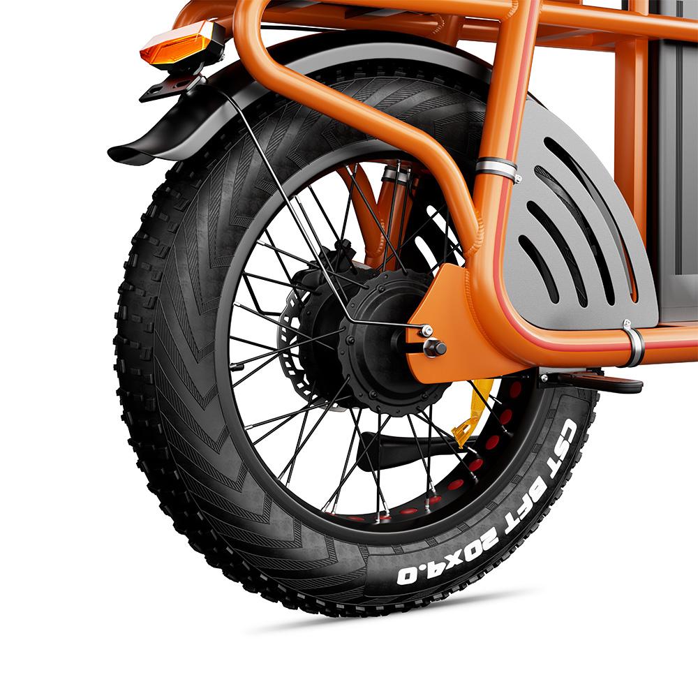 Electric Bicycle Drvetion ET20 20" 1000W Motor City Electric Bike For Adult 48V 15AH With NFC Max Range 80Km Max Load 150Kg