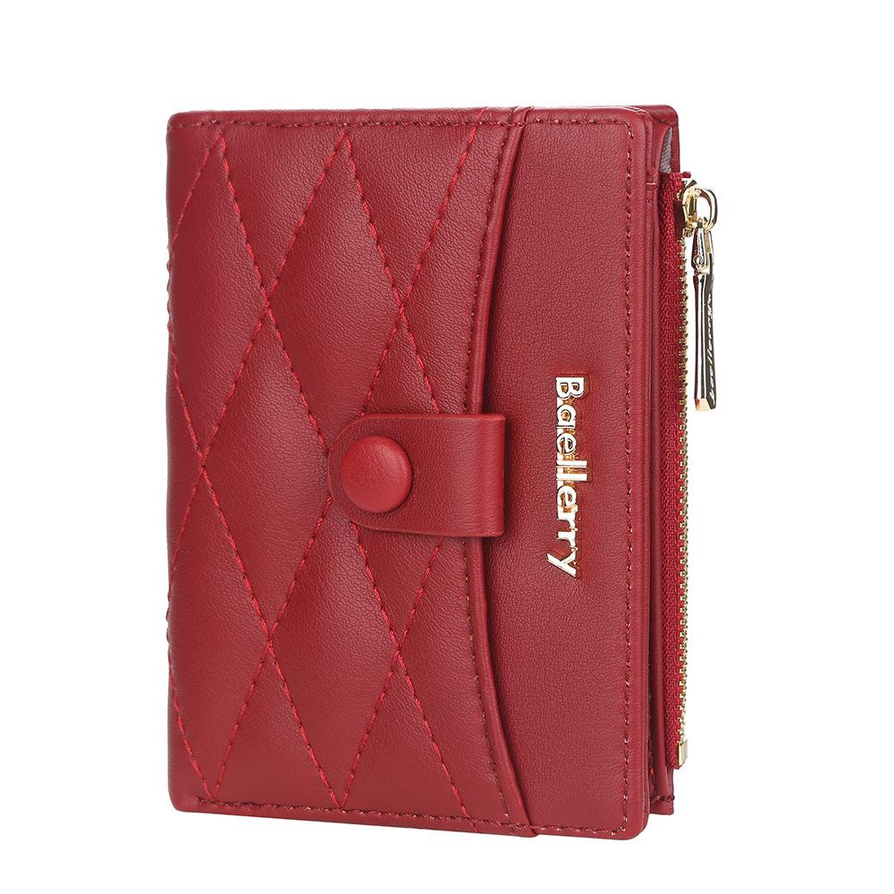 Baellerry модные женские короткие кошельки из искусственной кожи двойной кошелек держатель для карт портмоне