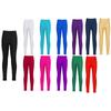 Kids Girls Stretchy Elastic Waistband Long Leggings Soft Sport Pants for Skating Casual Athletics Training