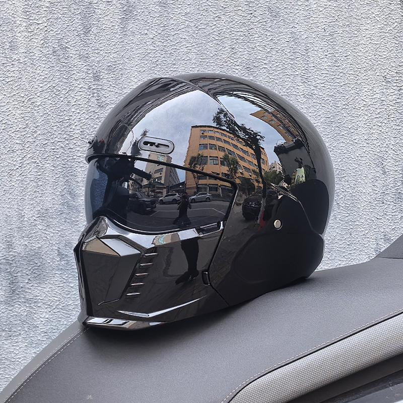 ORZ Новый Ретро Мотоциклетный Шлем Scorpion Cascos Moto Локомотив Личность Многоцелевой Комбинированный Шлем Половина M L XL XXL XXXL