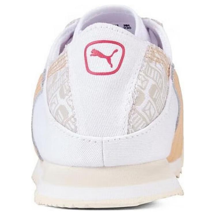 PUMA Roma Low top Skateboard Shoes Unisex White Orange 398332-01