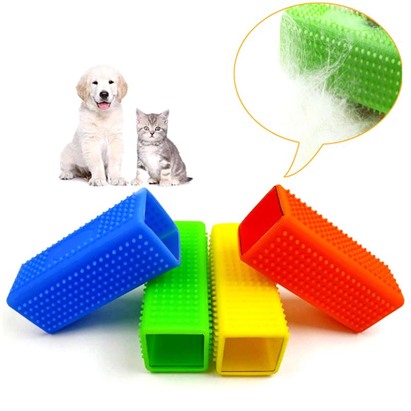 Силиконовая полая резиновая щетка для удаления шерсти собак, машин, мебели, ковров, одежды, щетка для чистки собак, зоотовары, средство для удаления шерсти собак