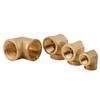 1/8" 1/4" 3/8" 1/2" NPT Внутренняя Равнопроходная Угольник 90 Градусов Латунный Трубопроводный Фитинг Соединитель 150C 357 PSI Вода Газ Масло Блок