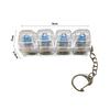 Funny Diy Keycaps Keyboard Fidget Stress Relief Finger Button 4-button Shaft Tester with Keychain Finger Keycaps Work Office