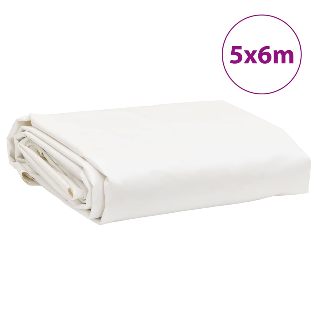White Cover Sheet 5x6 m 650 g m²