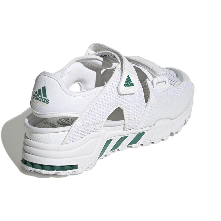 adidas EQT93 Sandal Cloud Бело-зеленые кроссовки унисекс Off-White GZ7199