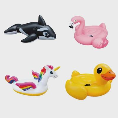 Утолщенный надувной поплавок Summer Love Animal: Плавательный круг «Кит, фламинго, утка, единорог»