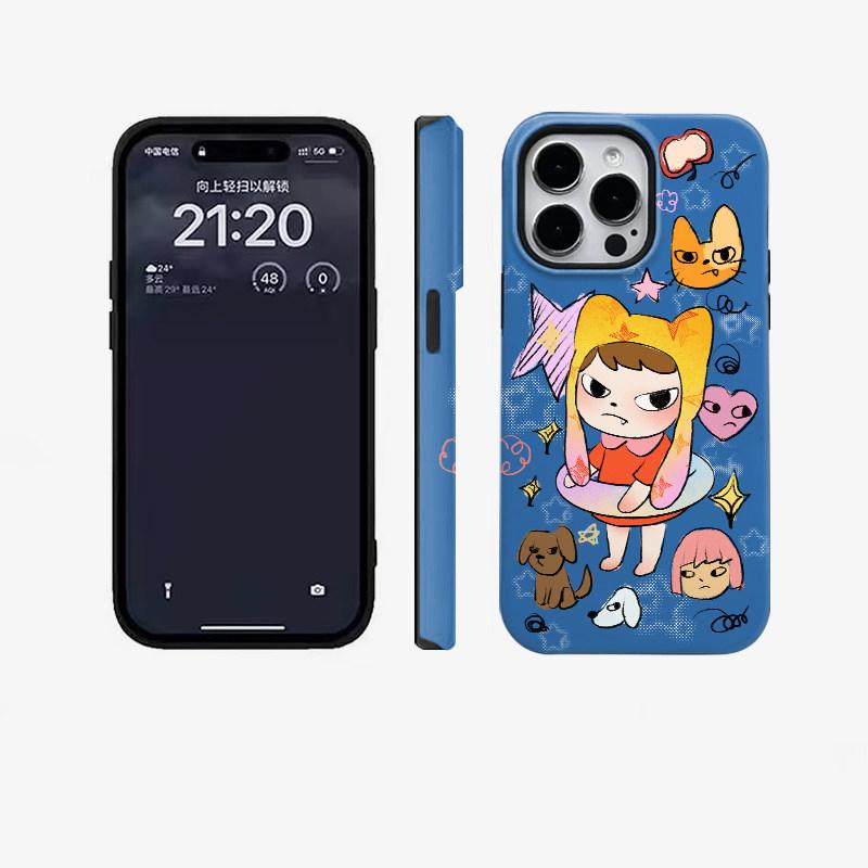 2 в 1 Суперзащитный чехол для телефона iPhone 17 Pro Max 16 Pro 15 Plus 14 13 mini 12 11 16E 17 Air Полностью закрывающийся Модный чехол