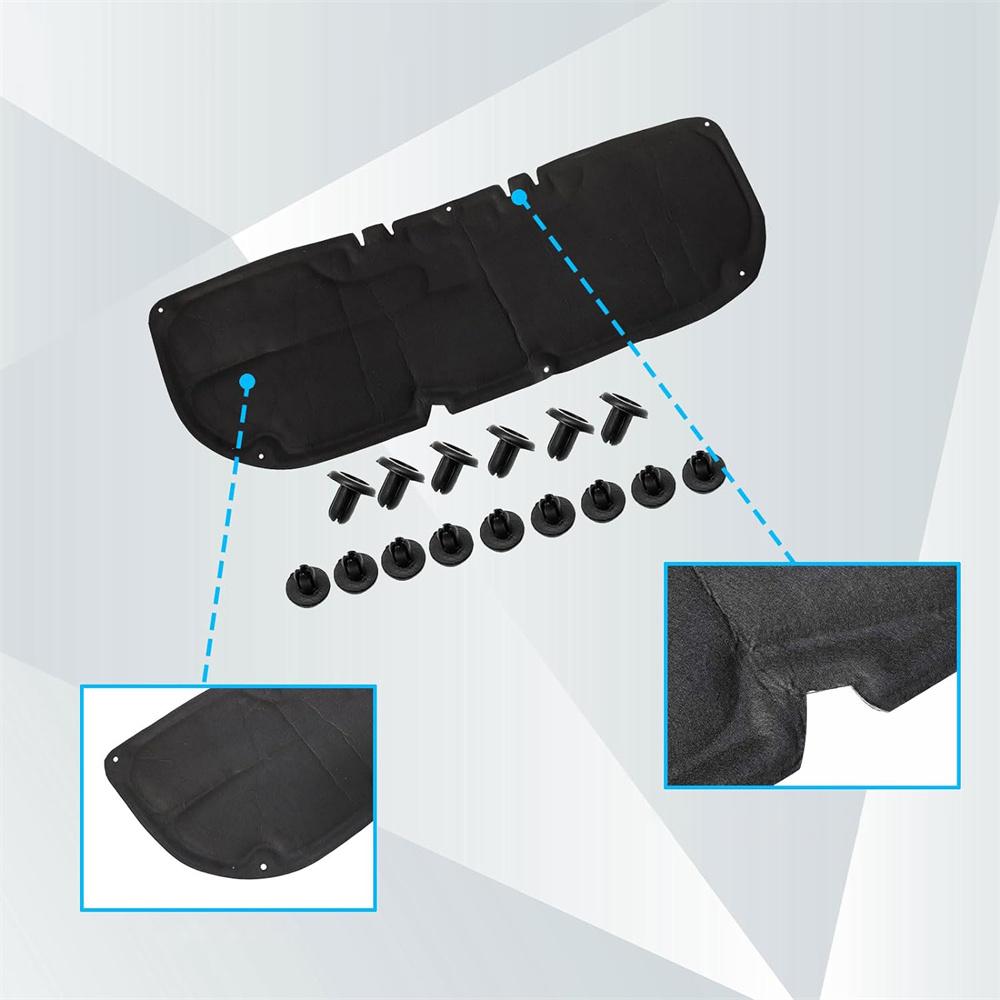 For 2019-2024 Toyota RAV4 Engine Hood Insulation Pad Heat Shield Blanket Trim US