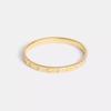 Signature Pav Hinged Bangle Gold