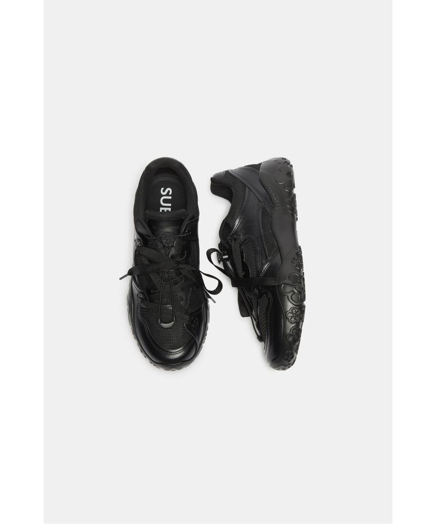 Suecomma Bonnie Flower Lace-Up Sneakers (Black)_Dg4Ds26020Blk