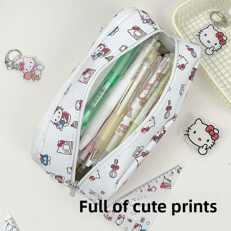 Пенал Hello Kitty Pochacco Капибара Большой емкости Для Учеников И Школьных Принадлежностей