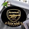 Custom Name Arsenal2 Round Area Rug,Carpet Rug for Living Room Bedroom Sofa Playroom Decor,Non-slip Floor Mat