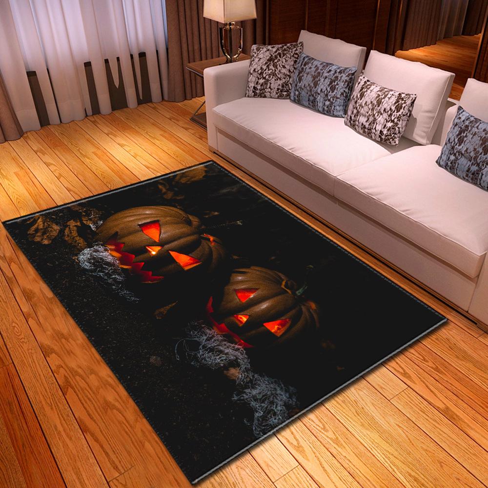 Интересные ковры с 3D принтом черепов для гостиной, спальни, декор, ковер, мягкий фланелевой домашний напольный коврик, коврики для вечеринки в честь Хэллоуина
