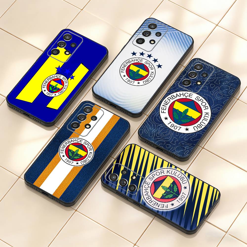 Турция F-F ФенербахчеS-E Чехол для телефона Samsung S25,S24,S21,S22,S23,S30,Ultra,S20,Plus,Fe,Note,10,9,5G Черный Чехол