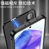 Для Samsung A55 Чехол для телефона с защитой металлической линзы из сплава Для Galaxy A 55 5G Прозрачная закаленная стеклянная жесткая ударопрочная задняя крышка