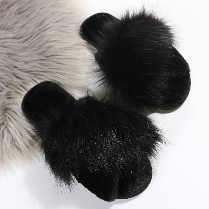 2024 Новые женские тапочки Зимние простые туфли на плоской подошве Мягкие домашние женские тапочки Теплые тапочки для спальни Повседневная женская обувь