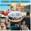 ZATOOTO Honda NBOX Insulated and Blackout Sunshade for Full Window Perfect for Car Outdoor and Disaster Easy Includes Storage Full Set Sunshade,