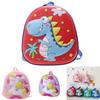 Lightweight Wear-resistant Anti-theft Shockproof Children's Backpack Dinosaur Design Polyester Fiber