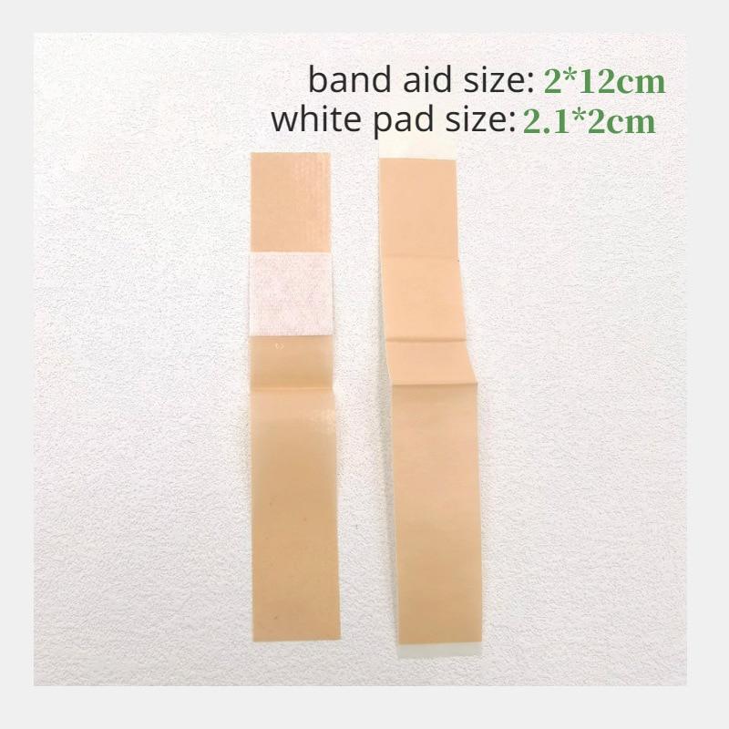 10 шт., длинные полоски, пластыри для ран, пластыри для кожи, дышащие повязки на раны, клейкие повязки, медицинские полоски для первой помощи