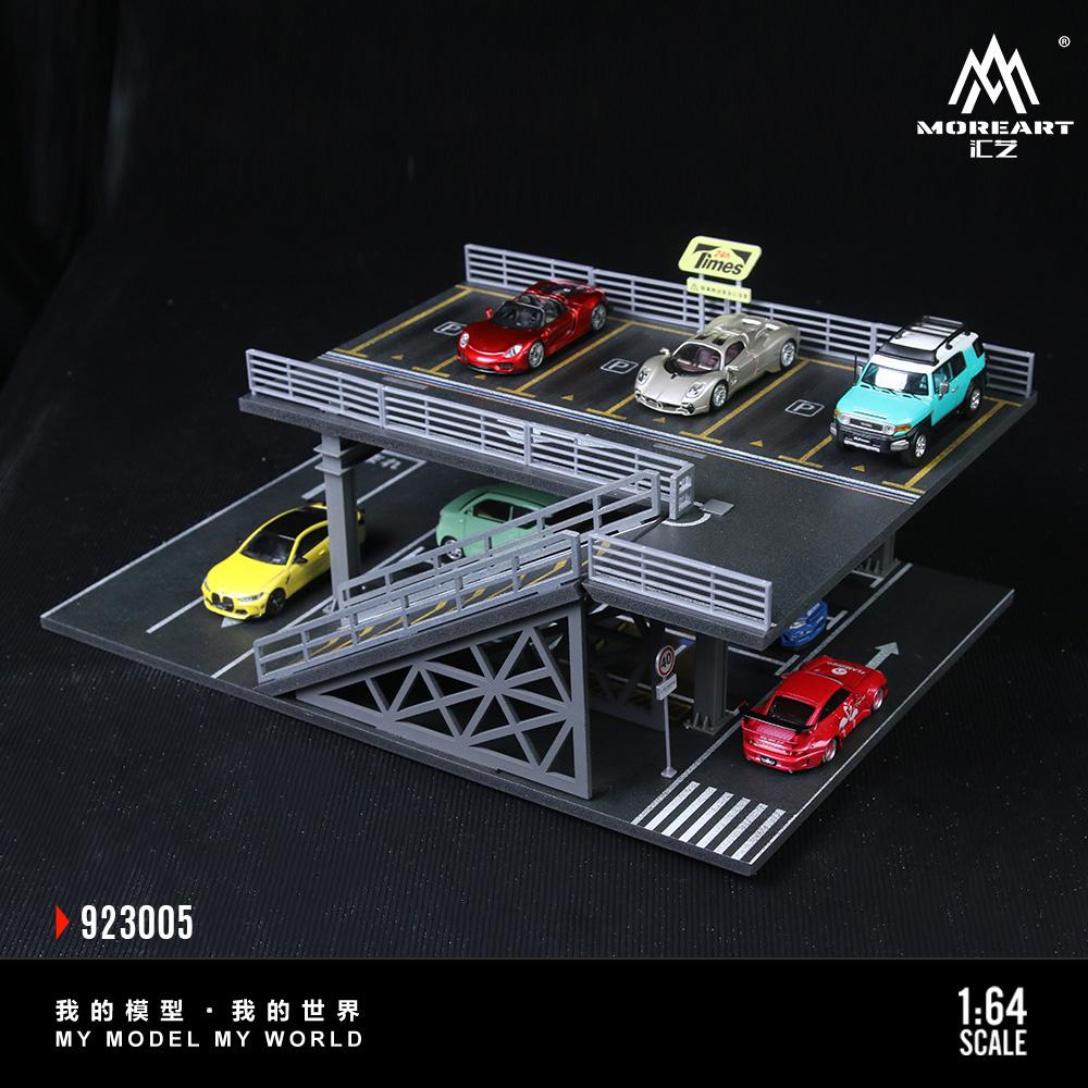 TimeMicro+MoreArt 1:64 Steel Frame Platform Stereoscopic Parking Space Scene Model