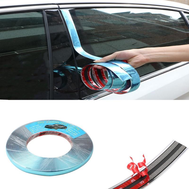 3 м наружная автомобильная хромированная клейкая лента, отделочная лента, формовочная лента, украшение для автомобиля, полоса для бампера, защитная наклейка
