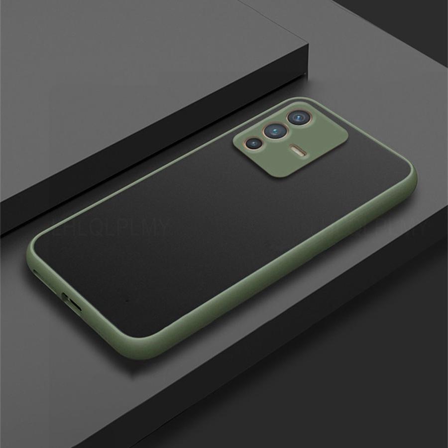 Роскошный противоударный матовый чехол для Vivo Y28 Y72 5G V27 V25 Y35 Y53S Y18 V40 SE Y22 V29 V30 Y31 Y21 Y33S Y70 Y20 V21 V23 V29E бронированный бампер силиконовый чехол