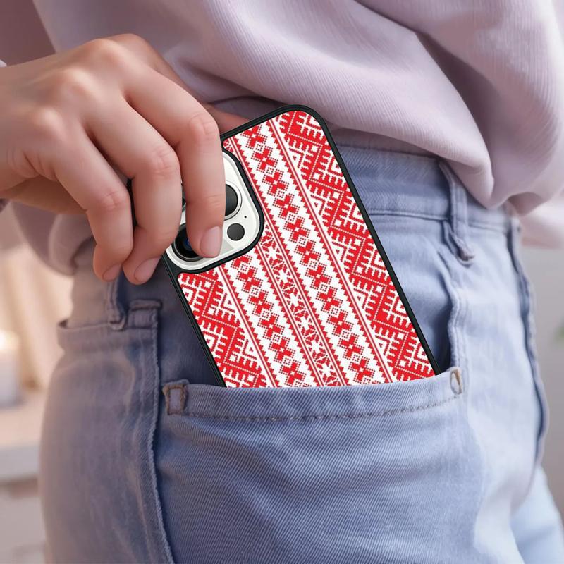 Ukrainian Pattern Phone Case For iPhone 17 Air 15 16e 14 13 Pro Max Coque 12 11 Pro Max PLUS cover