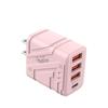 4 Ports 40W Charger Plug EU/US/UK USB C Charger Phone Charger Adapter for iPhone/Xiaomi/Samsung