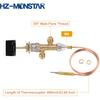 Low Pressure LPG Propane Gas Fireplace Fire Pit Flame Failure Safety Control Valve Kit with Igniter Assembly Fire Pit Igniter, Push Button Ignition