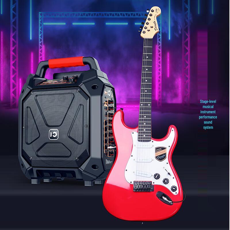 SHIDU K20 Портативная уличная Bluetooth-колонка на колесиках CN-вилка (адаптер в комплекте) (Китайская версия)