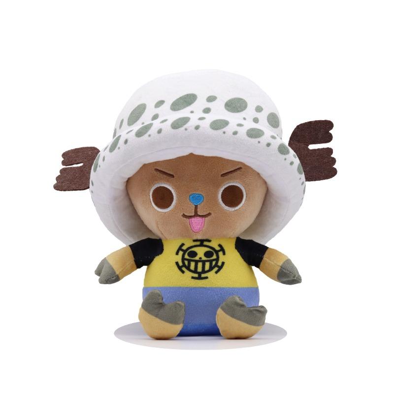 Милая плюшевая игрушка из серии One Piece, мультяшный аниме-персонаж Луффи, Зоро, Тони Тони Чоппер, креативная, приятная для кожи, подарок для фанатов