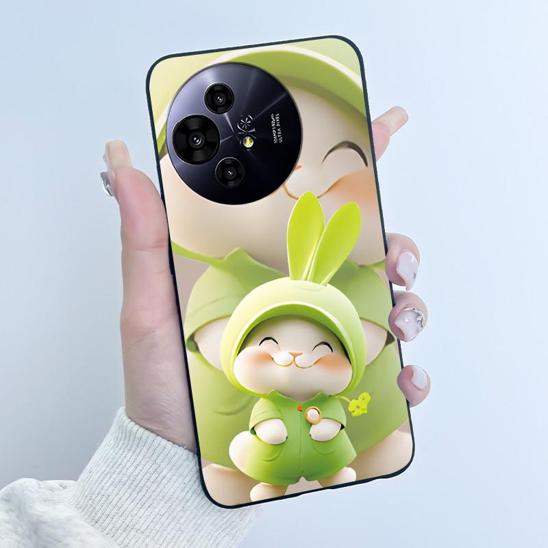 Чехол для TCL 50 NxtPaper 5G / 50 Pro NxtPaper 5G Чехол Роскошный Дракон Милый Крутой Мальчики Девочки Черный Матовый Мягкий Силикон Задняя Крышка