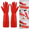 1 Pair Extra Long Rubber Latex Long Gloves Thick Sleeve Protective Gauntlets Kitchen Gloves Kitchen