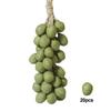 Yousheng 20/40Pcs Handmade Grape Cluster Soap Moisturizing Grape Soap Natural Cold-Process Soap for Face Body with Hanging Rope