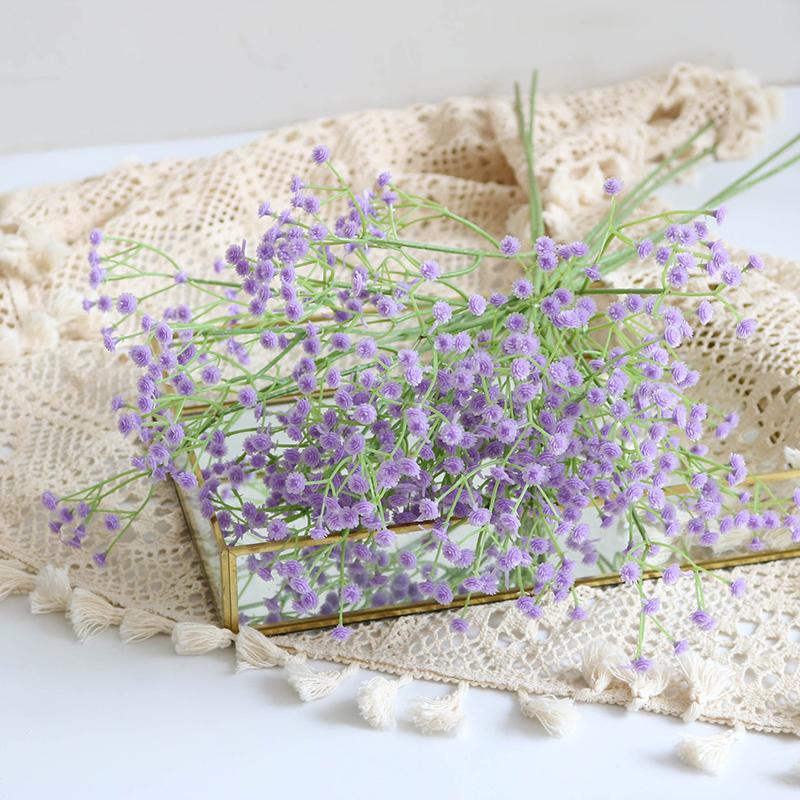 60cm Artificial Flowers False Baby's Breath Gypsophila Home Wedding Decoration Birthday DIY Photo Props Flower Branch