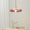 Vintage Pendant Lights Flower Glass Hanging Lamps Home Decoration Lighting Living Room Bedroom Bedside Light Fixture Indoor Shop