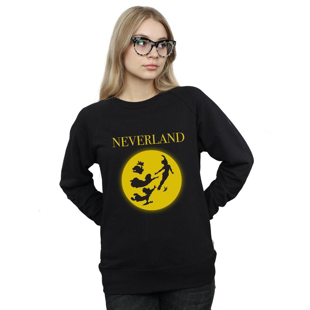 Disney Womens/Ladies Peter Pan Moon Silhouettes Sweatshirt