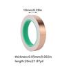 1 Roll Double-sided Conductive Tape High Temperature Resistance Self-Adhesive Versatile 20m