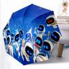 Автоматический зонт Astro Bot4 Print, 8 спиц, железный каркас, пластиковая ручка, подходит для путешествий на открытом воздухе и на каждый день, идеальный подарок