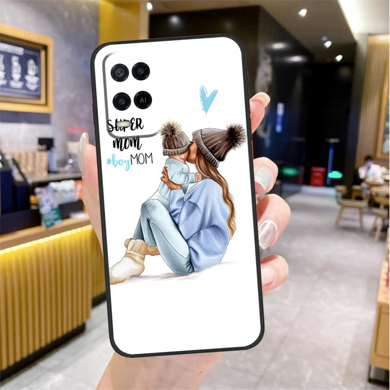 СУПЕР МАМА МАМА МАМА МИЛЫЙ МАЛЫШ Чехол Для Oppo A98 A18 A38 A58 A78 A60 A80 A40 A96 A76 A16 A94 A74 A54 A15 A17 A57 A77 A5 Pro