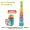 9Pcs Stacking Cups Game Kids Fun Number Letters Stacking Cup Montessori Sensory Puzzle Stack Speed Games Toys For Children Gifts