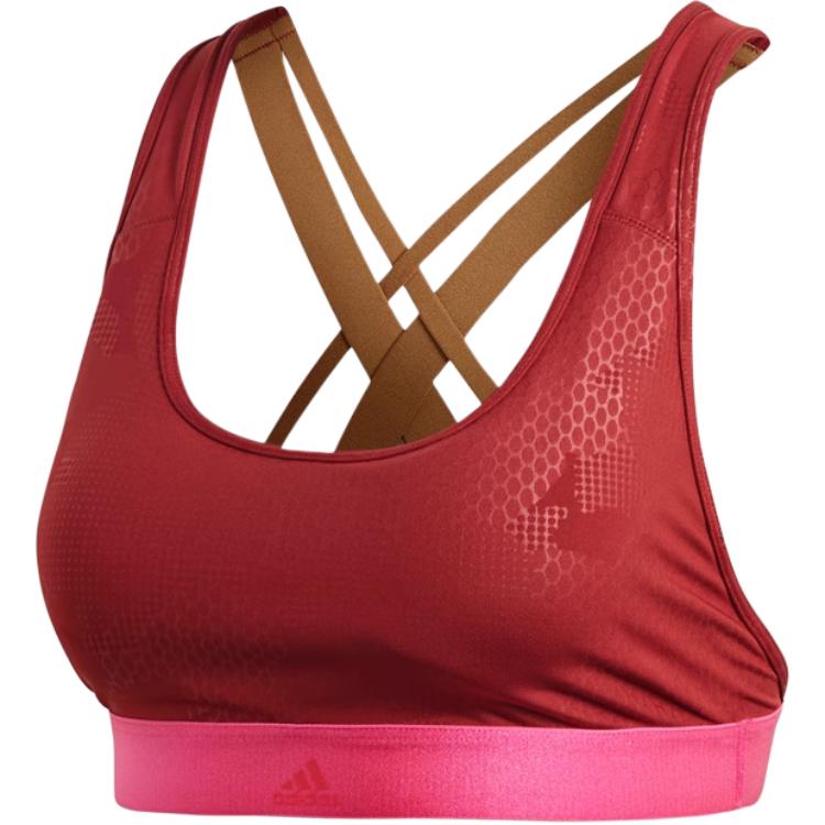 Adidas Dont Rest Iteration Bra Comfortable Soft Skin-Friendly Sports Bra Women Underwear Pink DH7095