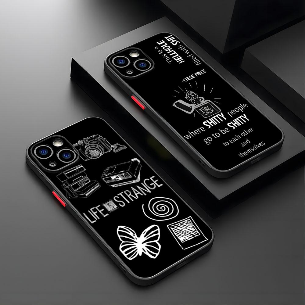 Caulfield Life Is Strange 2 Phone Case Matte Translucent Cover for IPhone 15 Pro Max 14 Pro 13 11 12 Mini Xs X Xr 7 8 Plus Se